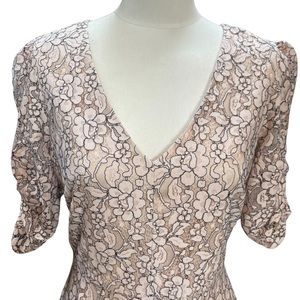 Light pink lace dress